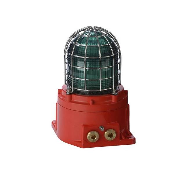 STEXB2RT1230AS2R.4 E2S STEXB2RT1230AS2R/G Ex Rot. Beacon STExB2 RT1 230vAC GREEN SS316L IP66 25w Halogen Ex-db-IIC-Gb-T6